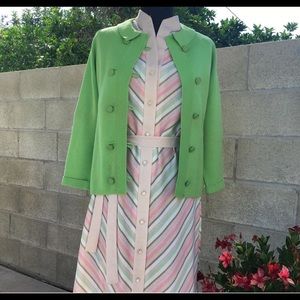 Vintage lime green sweater